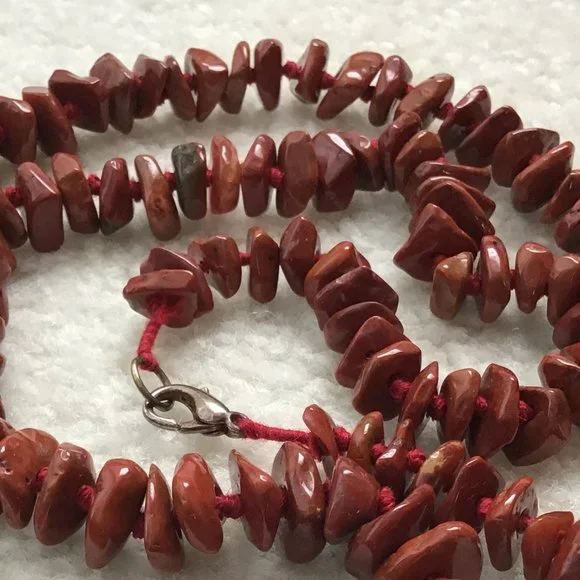 Striking Vintage Necklace Onyx Gemstone - Picture 11 of 14